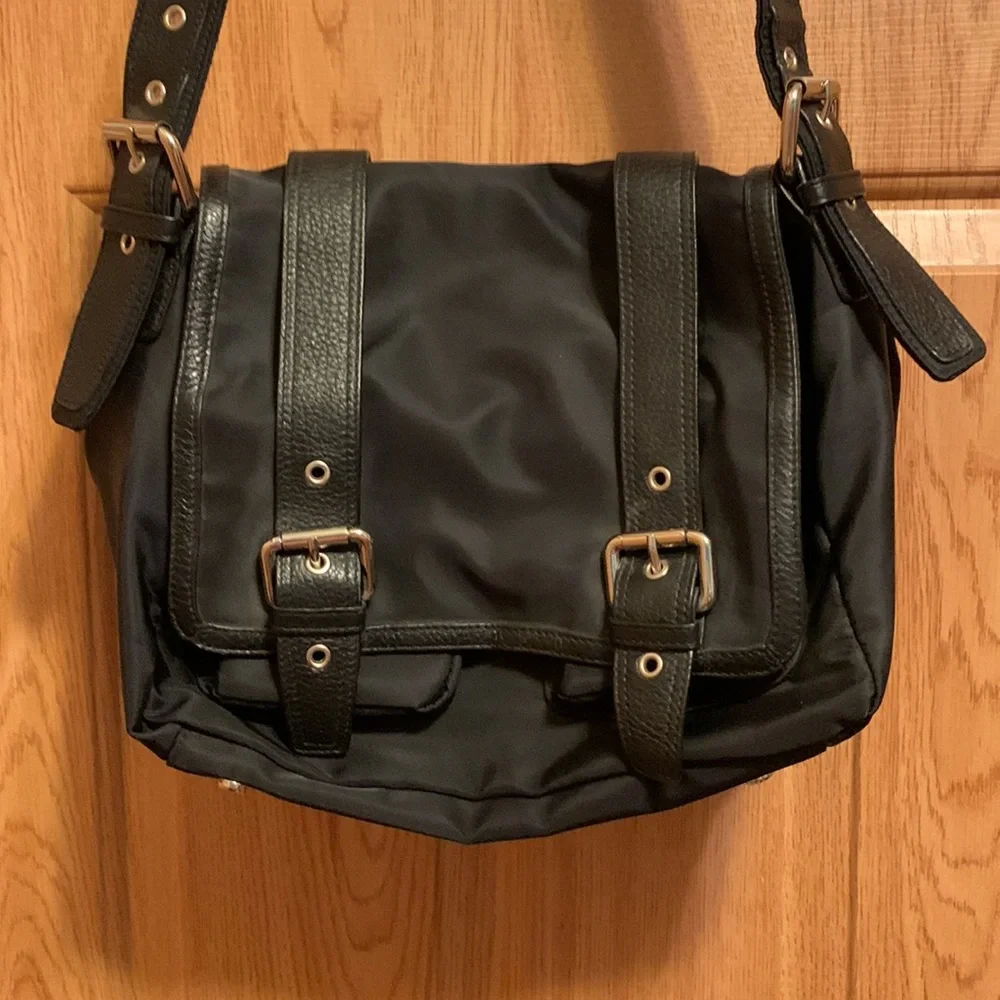 Talbots Black Multi-Pocket Bag